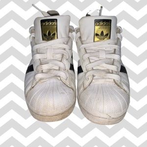 Adidas Superstar 3 Black Stripe White Shoes
